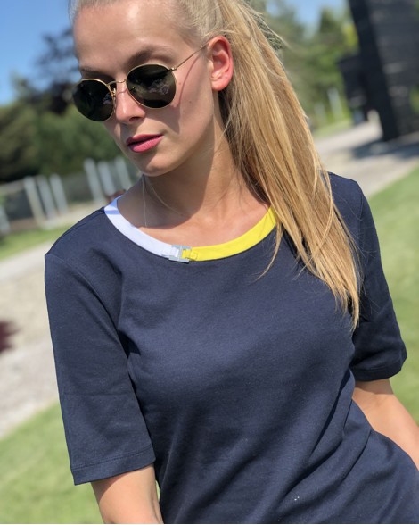Triko dámské Tommy Hilfiger tmavě modré
